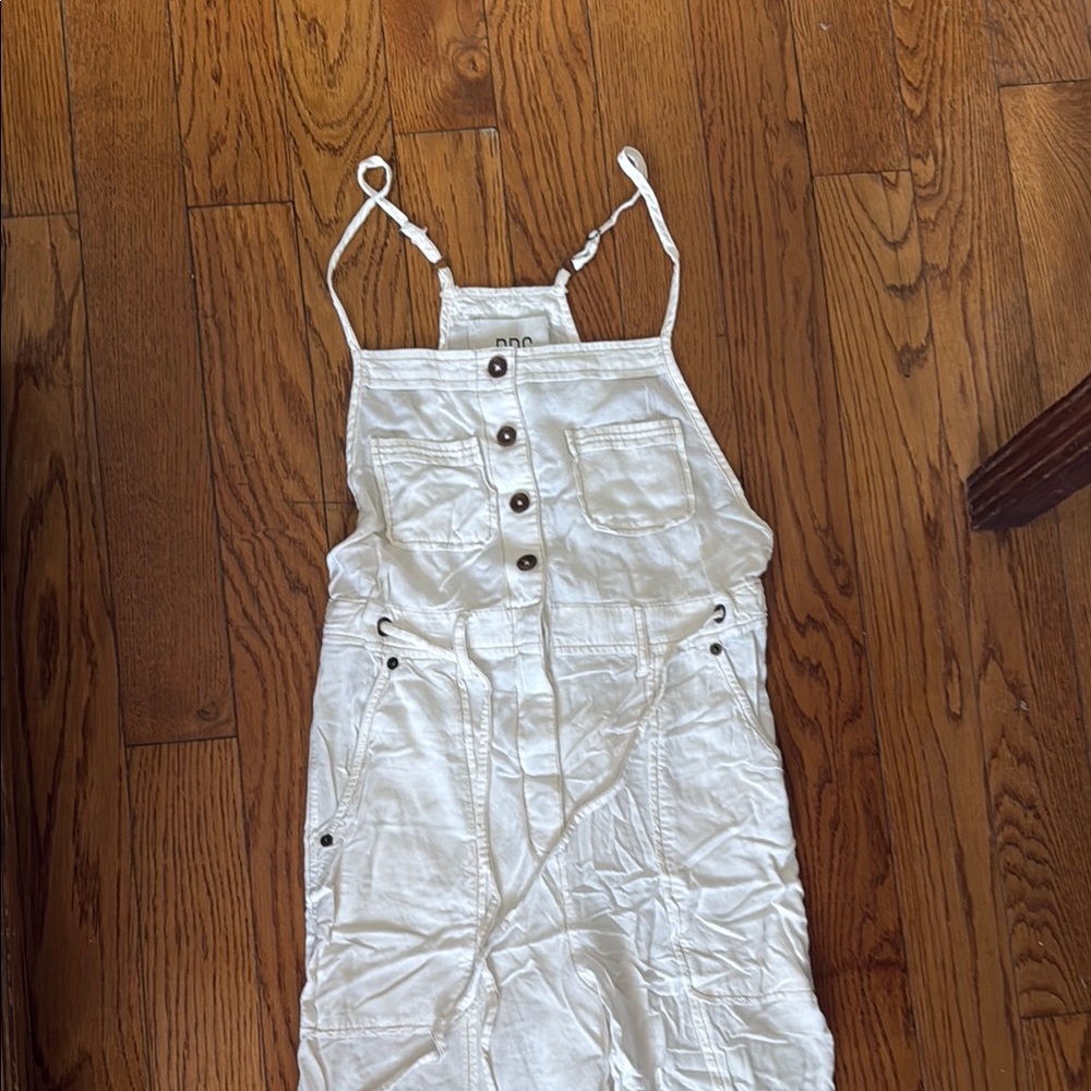 Bdg White Button-Front Jumpsuit - image 2